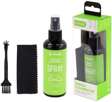 Valiklis D-Fruit screen cleaning kit DF115 100ml