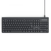 wired keyboard CK-100 black kaina