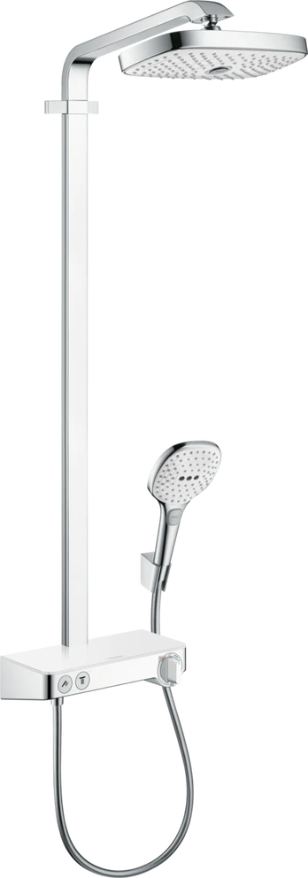 Dušo sistema Hansgrohe Raindance Select E300 2jet Balta 27126400