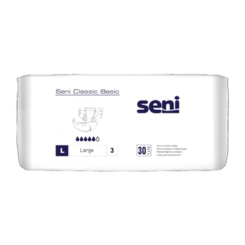 SENI sauskelnės suaugusiems CLASSIC BASIC, L dydis N30