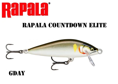 Vobleris Rapala CountDown Elite GDAY - Gilded Ayu 7.5 cm