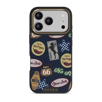 Open Late - iPhone 17 Pro Case, Elite Dark (MagSafe) / Gold
