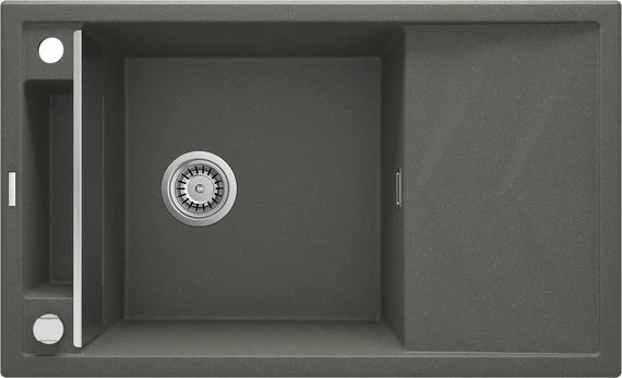 1-bowl magnetic granite sink with drainer
