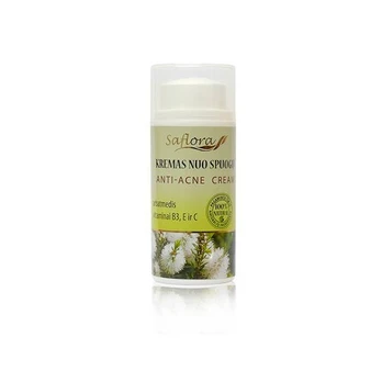 Saflora kremas nuo spuogų, 30 ml