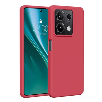Dėklas Etteri Silicone case for Xiaomi Redmi Note 13 5G raspberry