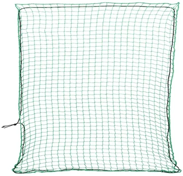Priekabos tinklas su elastine virve, žalias, 4x4m, PP