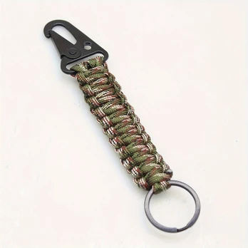 Paracord raktų pakabukas, Žalias