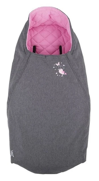 Vaikiškas miegmaišis CuddleCo Comfi-Extreme, rožinis/pilkas, 90 cm
