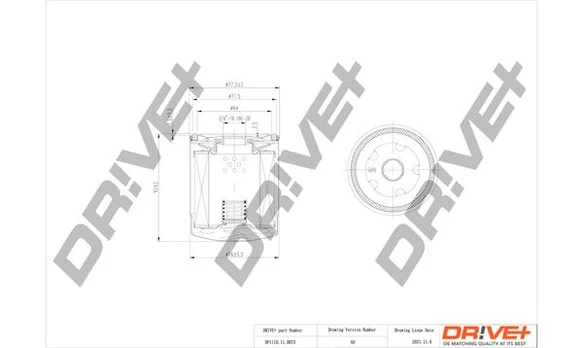 Alyvos filtras Dr!ve+ DP1110.11.0073