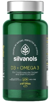 SILVANOLS D3 + Omega 3 kapsulės N60