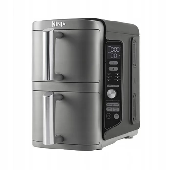 Ninja SL400EU Double Stack XL, 9,5 l, 2470 W, pilka - Karšto oro gruzdintuvė