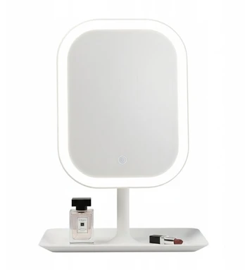 LED veidrodis Suono, baltas