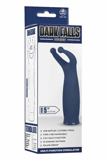 NMC 5 Inch Rechargeable Silicone Multi-Speed Blue Intimate Device