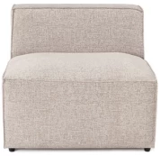 Modulinės sofos elementas Hanah Home Lora O1, ruda, 83 x 108 cm x 65 cm kaina