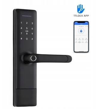 Išmanioji durų rankena Bot Ttlock H3 juoda