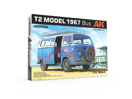 AK Interactive - Volkswagen T2 Model 1967 Bus, 1/35, AK35022