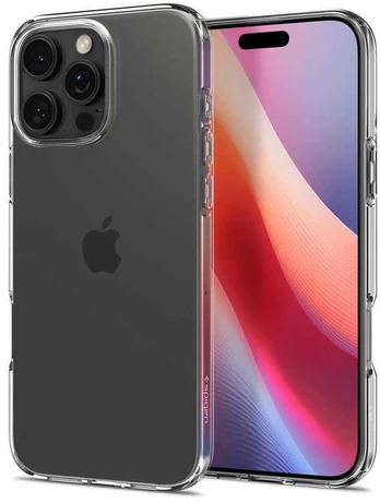 Dėklas Spigen Crystal Flex, crystal clear - iPhone 16 Pro