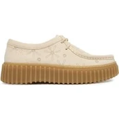 Clarks Pusbačiai Torhill Bee 26186297 Écru
