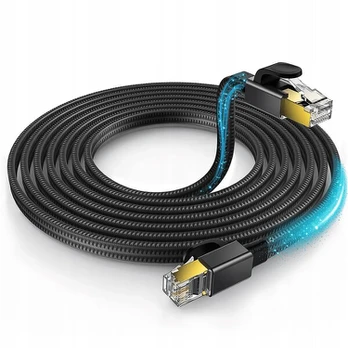 Plokščias Cat. 8 Ethernet kabelis Rj45 Sftp 40gbps 2m