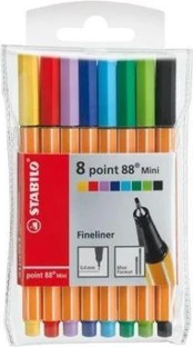 Stabilo Pen Point Mini 8 spalvų dėklas (134984)