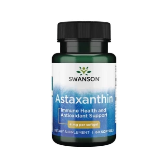 SWANSON astaksantinas, natūralus, 4 mg, 60 kaps.