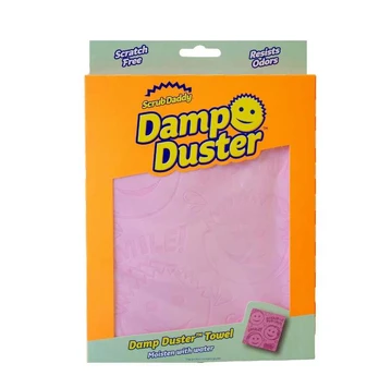 Kempinė-šluostė Scrub Daddy Damp Duster Rankšluostis, rožinė