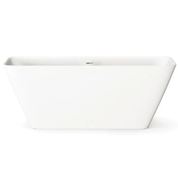 Vonia PAA SilkStone Quadro 159x70 cm balta matinė