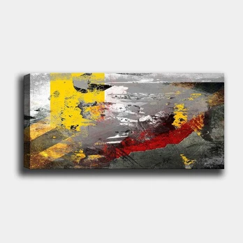 Reprodukcija ant drobės Abstrakcija, 30x80 cm