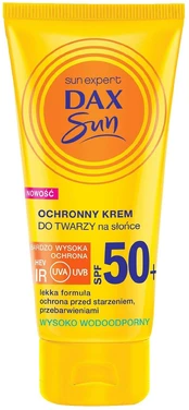 Dax Sun Apsauginis veido kremas nuo saulės SPF50+ 50ml kaina