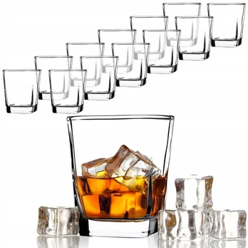 Stiklinės viskiui, 12 vnt., 250 ml