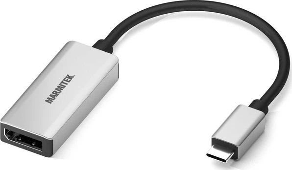 Adapteris USB Marmitek Connect USB-C - DisplayPort Sidabrinė (8371)