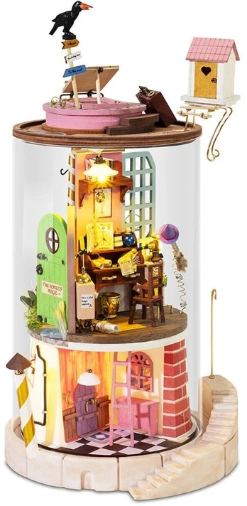 Woopie Robotime medinis 3d dėlionės modelis Lonely Neighbor