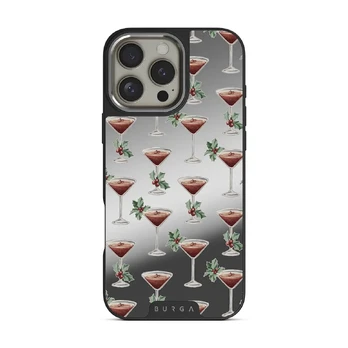 Après Ski - iPhone 16 Pro Case, Elite Mirror Dark (MagSafe) / Silver