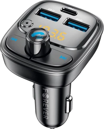 TelForceone Forever FM transmitter Bluetooth TR-370 juodas
