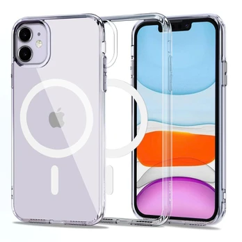 Skaidrus dėklas Apple iPhone 11 telefonui "Tech-Protect Magmat Magsafe"
