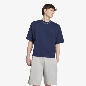 adidas Trefoil Essentials Oversized Night Indigo - Dydis XL (KS7396 Marškinėliai)