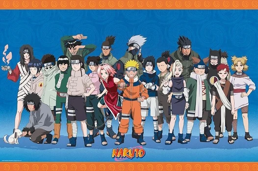 Naruto Konoha Ninjas Plakatas 91,5x61 cm
