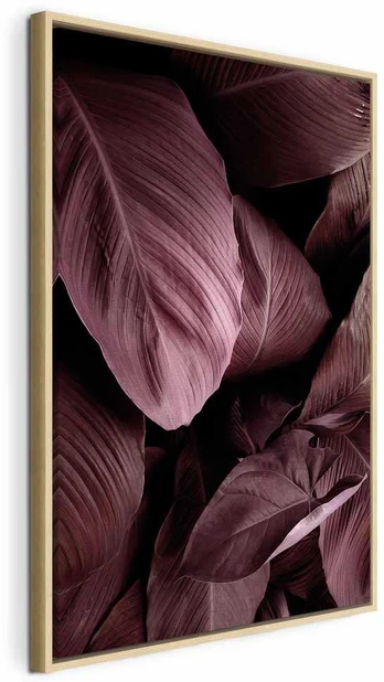Artgeist Paveikslas - Velvet Leaves (1 Part) Vertical