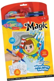 Kūrybą ugdanti knygelė COLORINO STEBUKLINGA ŠVIESA kaina