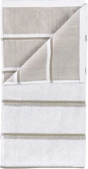 Zone Denmark - Sauna Towel 100x50 cm - White, Soft Grey, Eucalyptus