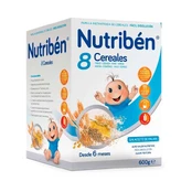 Nutribén Papilla 8 Cereals 600g kaina