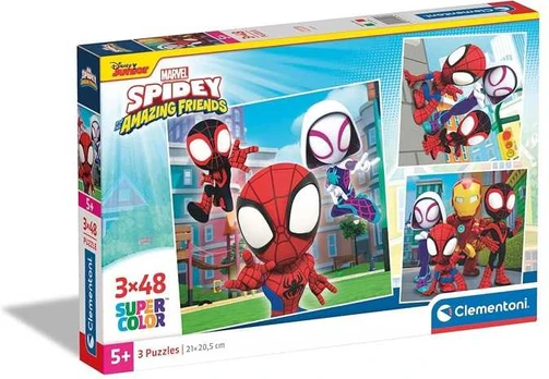 Clementoni CLE puzzle 3x48 SuperKolor Square Spidey_...25294