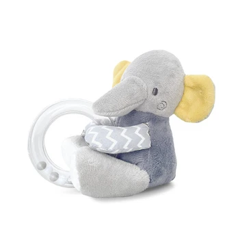 Pliušinis žaislas su barškučiu Lorelli Elephant