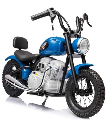 Elektrinis motociklas A9902 36V, mėlynas