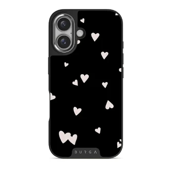 Love Notes - iPhone 16 Case, Elite Dark (MagSafe) / Silver
