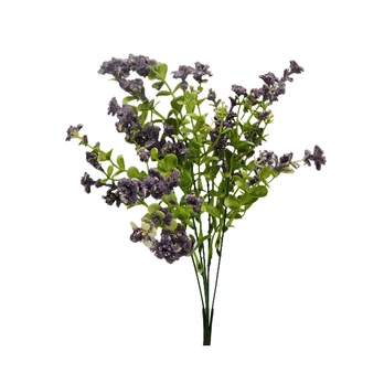 Dirbtinė gėlių puokštė, 38 cm : Spalva - Rožinė