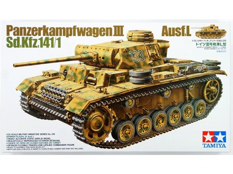 Tamiya - Panzerkampfwagen III - Ausf. L (Sd.Kfz. 141/1), 35215