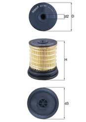 MAHLE KX 397 Kuro filtras