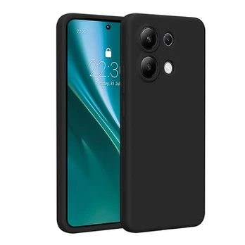 Dėklas Etteri Silicone case for Xiaomi Redmi Note 13 4G juodas