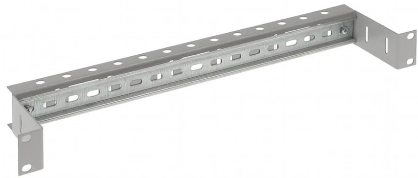 Montavimo panelė VTS0026 19\" 1U (įgilinta, su DIN bėgeliu)